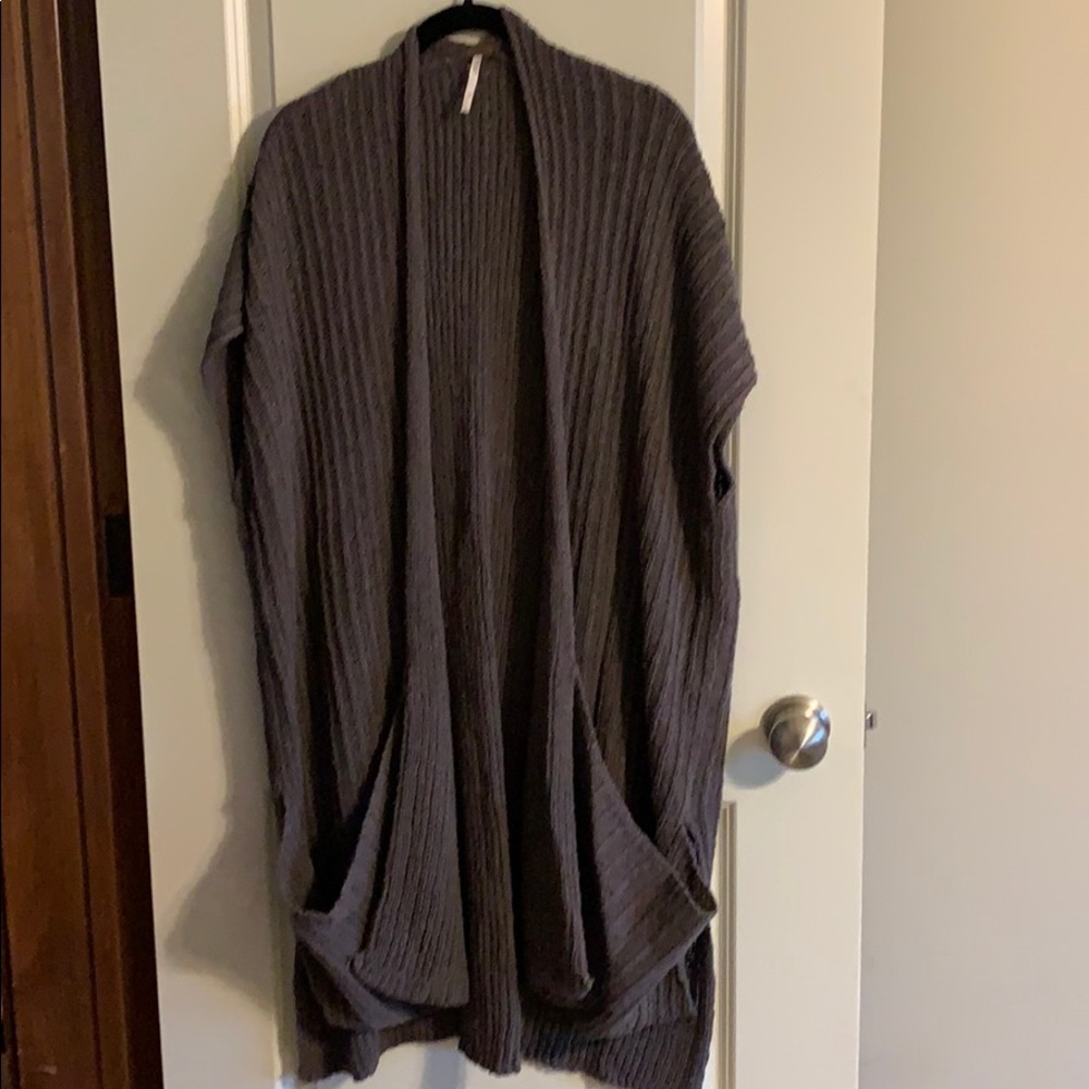 Free people sleeveless cardigan